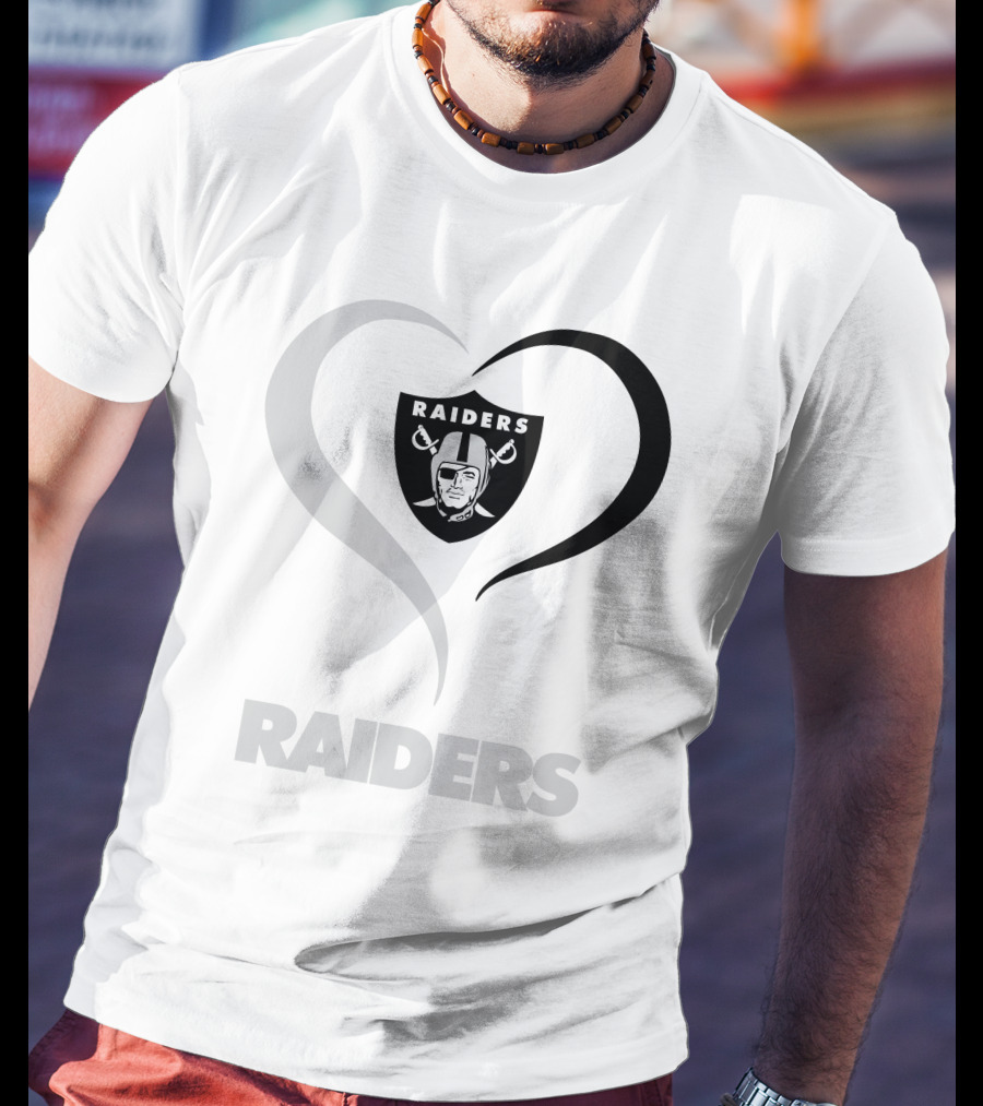 Raiders Heart Las Vegas Raiders T-Shirt