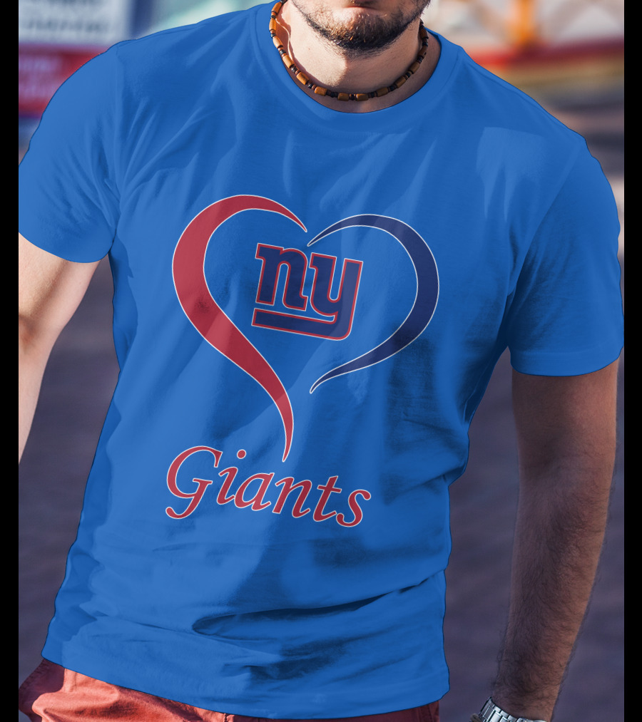 Ny Giants Heart Fan Love T-Shirt