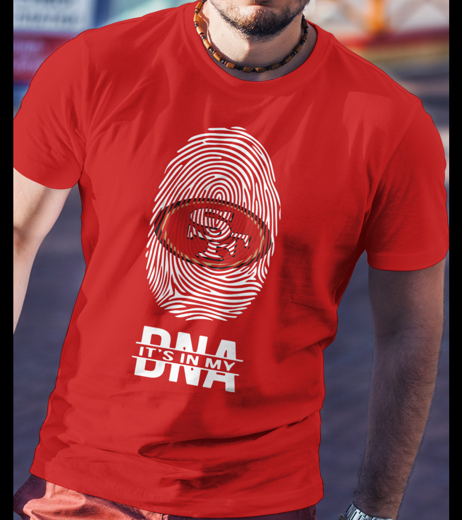 San Francisco 49ers It's In My DNA Fingerprint T-Shirt