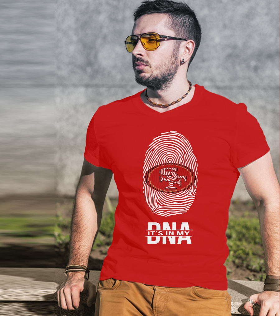 San Francisco 49ers It's In My DNA Fingerprint T-Shirt