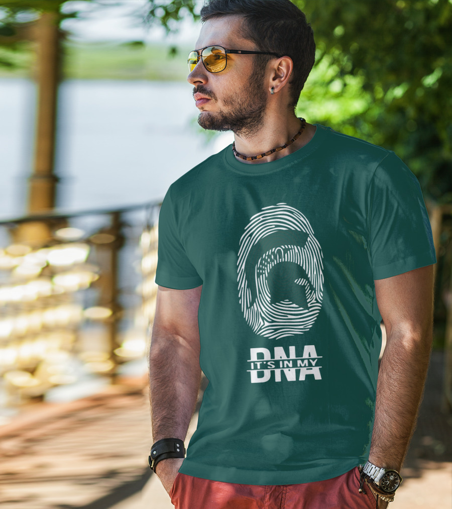 Michigan State Spartans Fingerprint It's In My DNA T-Shirt