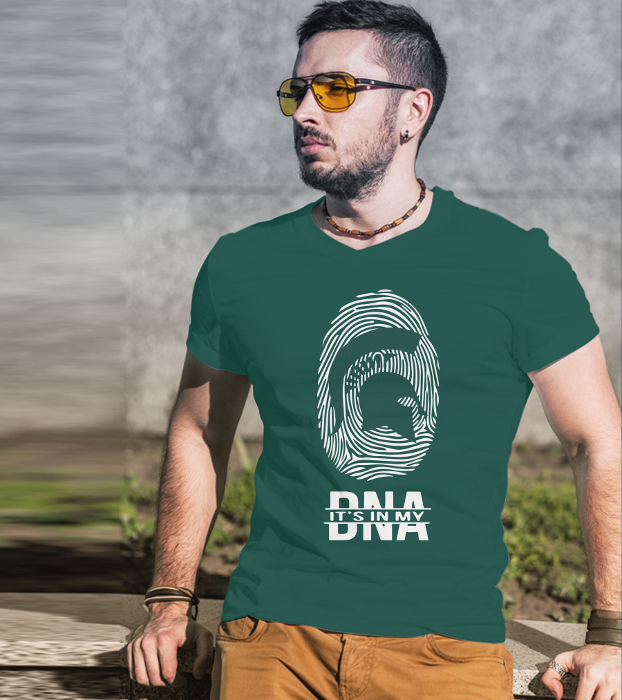 Michigan State Spartans Fingerprint It's In My DNA T-Shirt