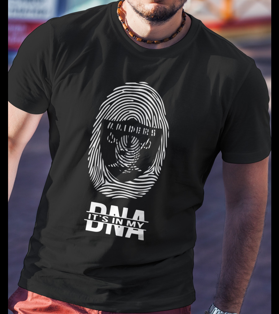Las Vegas Raiders Fingerprint It's In My DNA T-Shirt