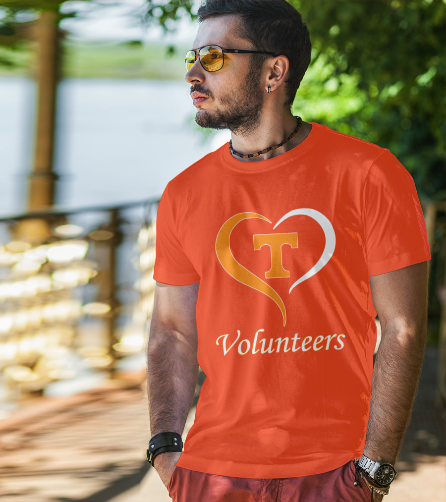 Heart T Tennessee Volunteers T-Shirt