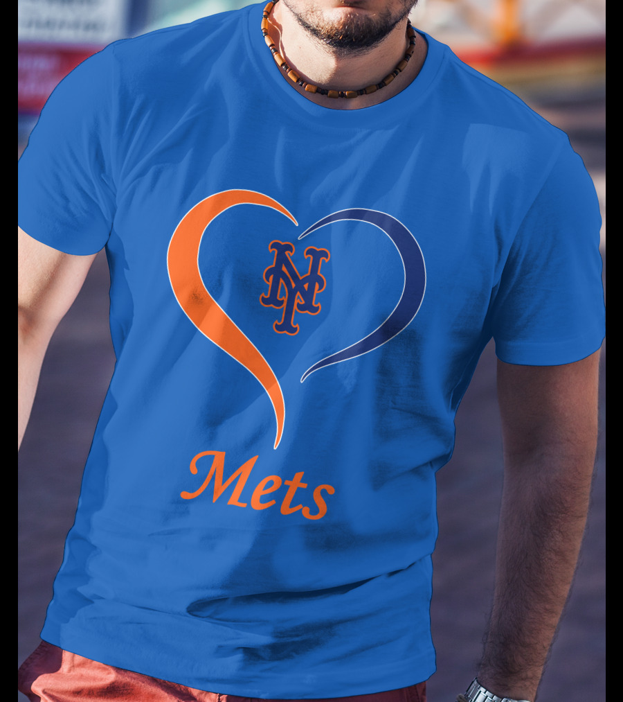New York Mets Heart Logo Mets T-Shirt