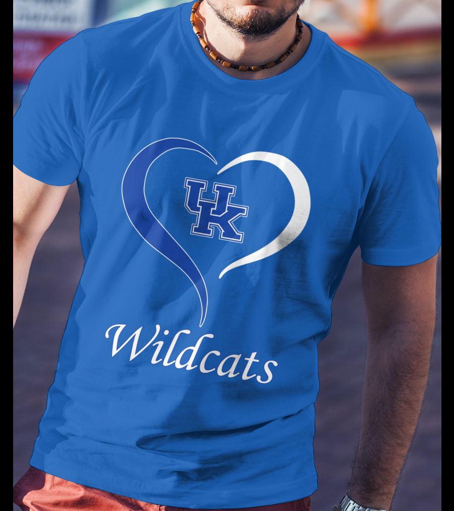 UK Wildcats Heart Wildcats T-Shirt