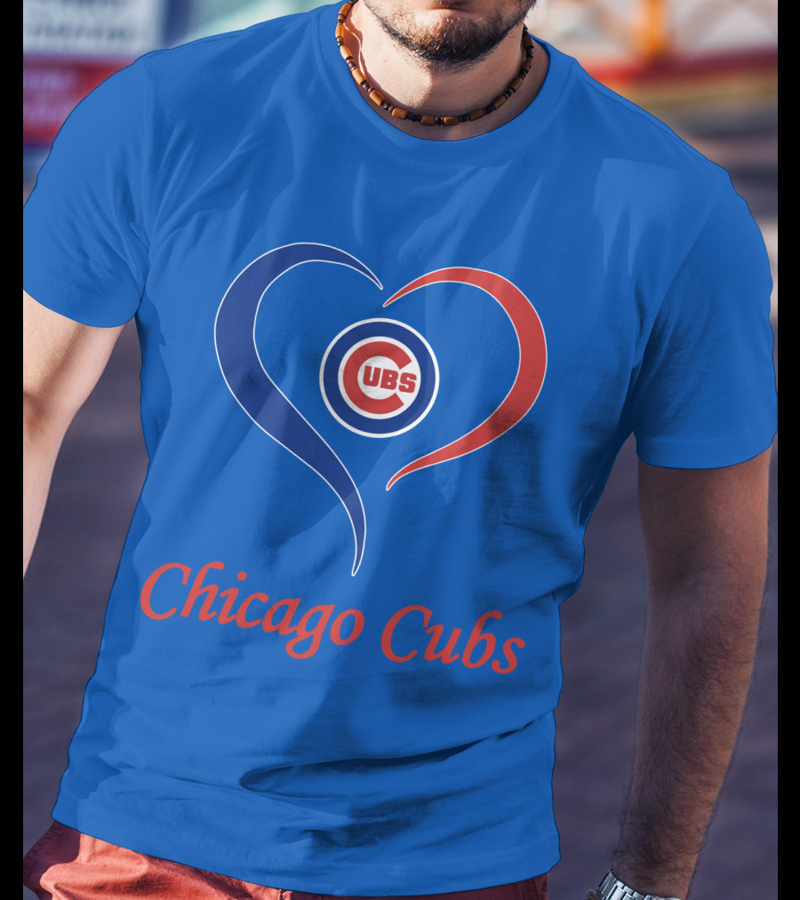 Chicago Cubs Heart Symbol Cubs T-Shirt