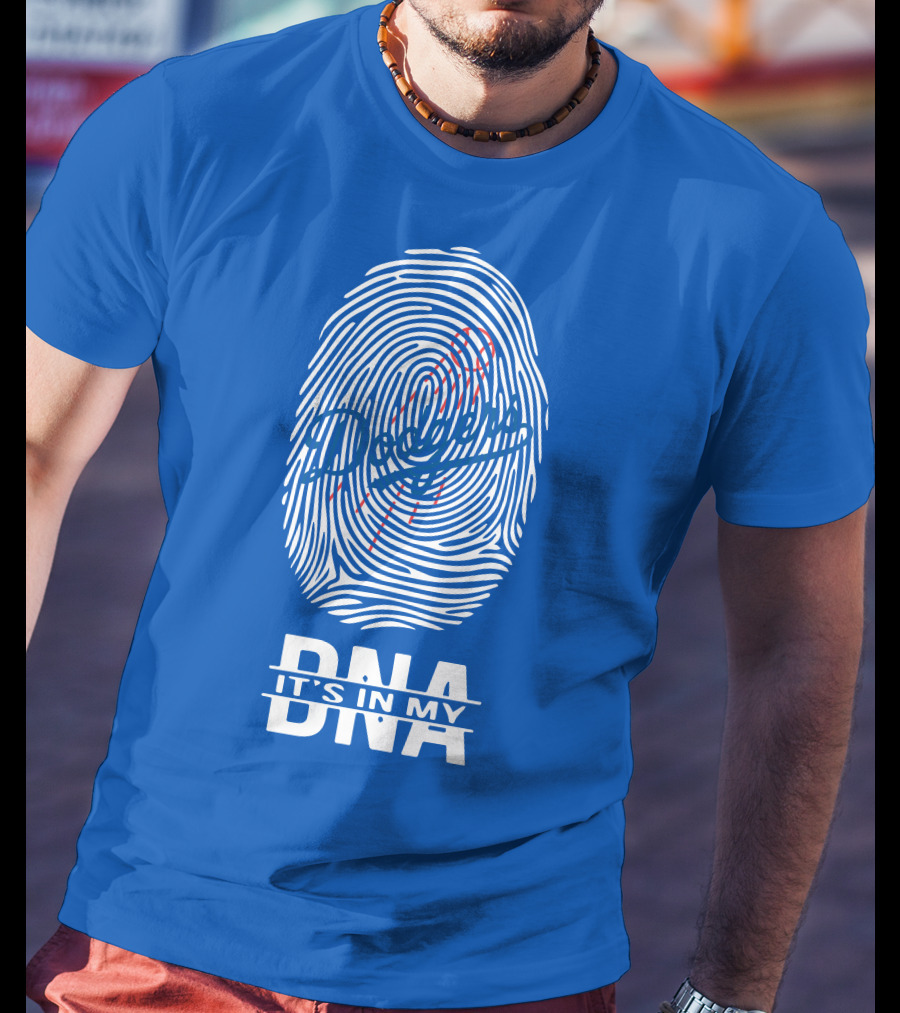 Los Angeles Dodgers Dna It's In My Dna T-Shirt