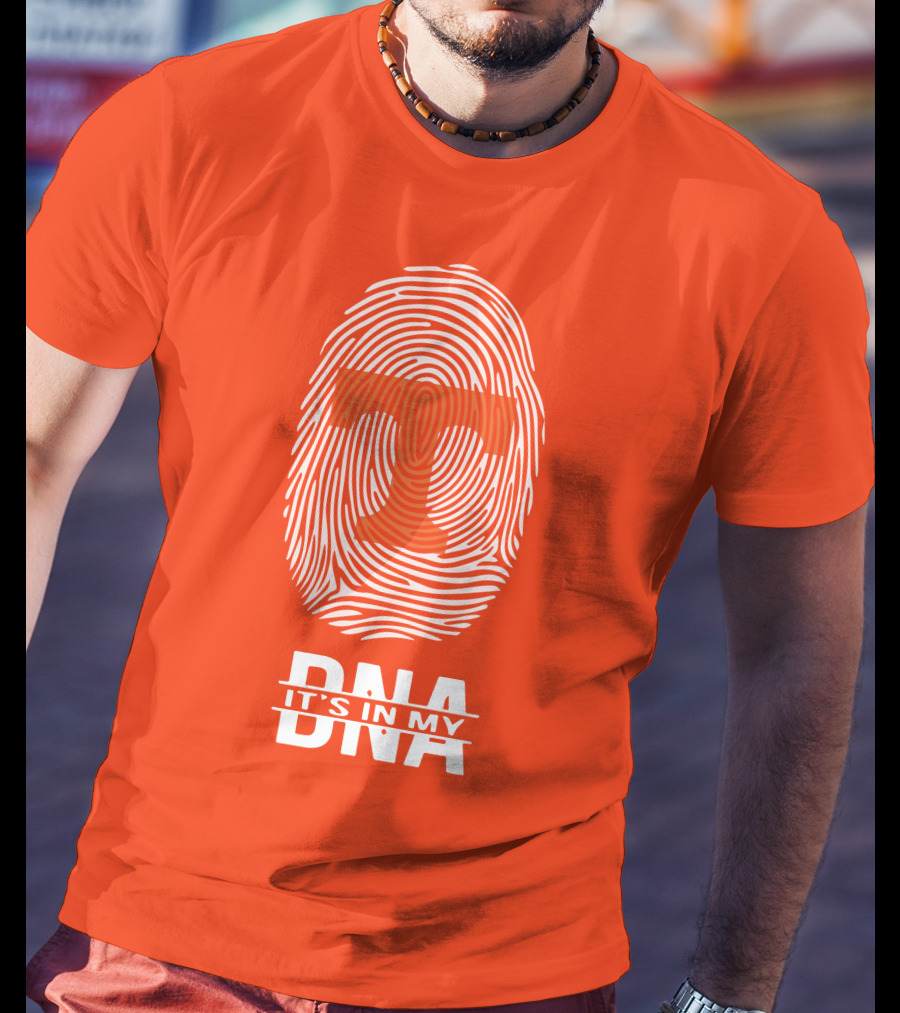 Tennessee Volunteers It's In My Dna Fingerprint Style T-Shirt