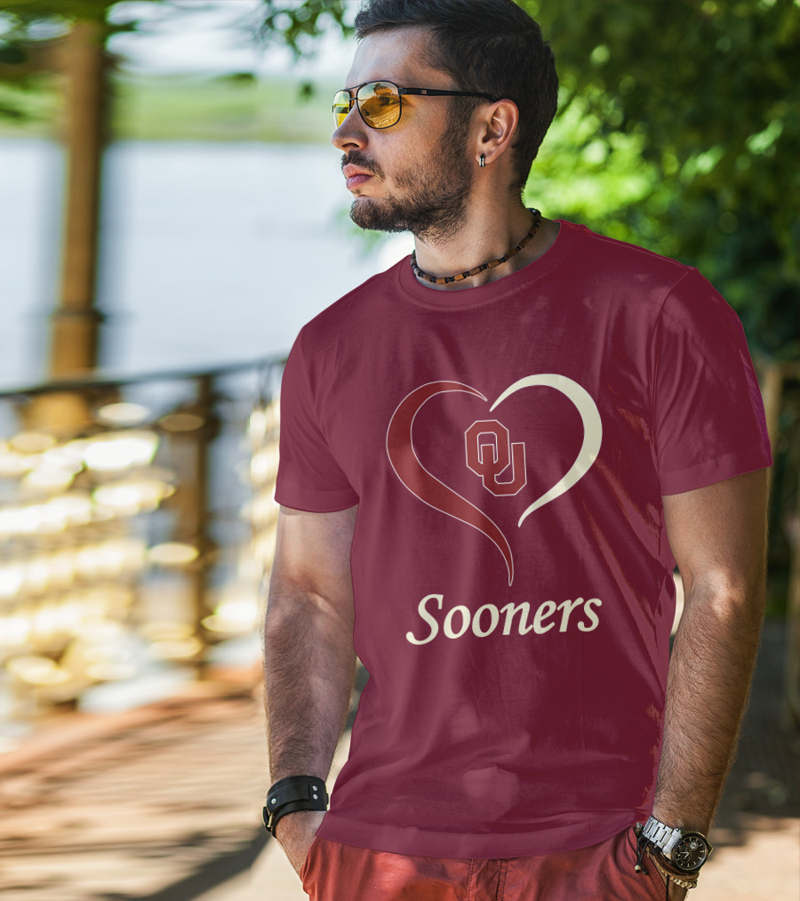 Sooners OU Heart T-Shirt