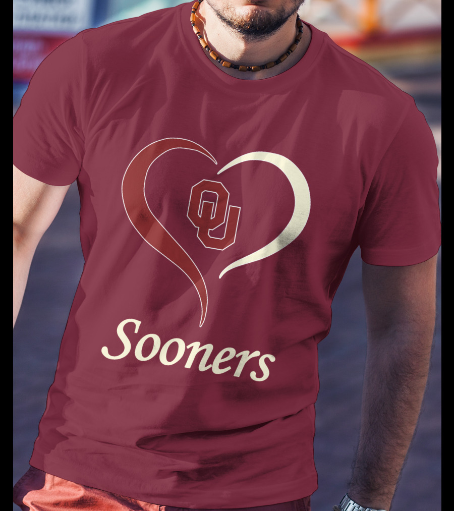 Sooners OU Heart T-Shirt