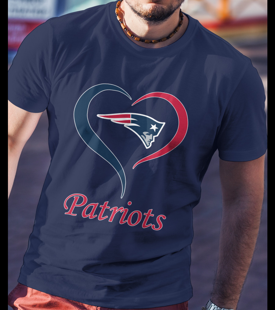 Patriots New England Heart T-Shirt