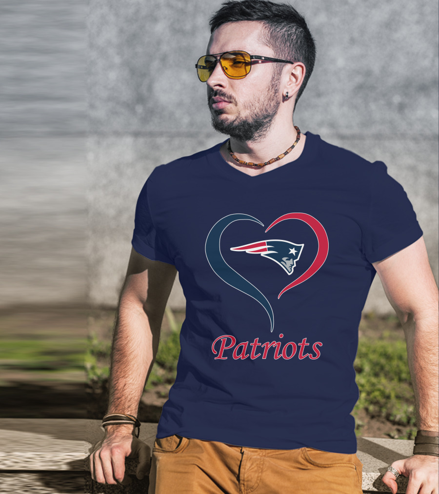 Patriots New England Heart T-Shirt