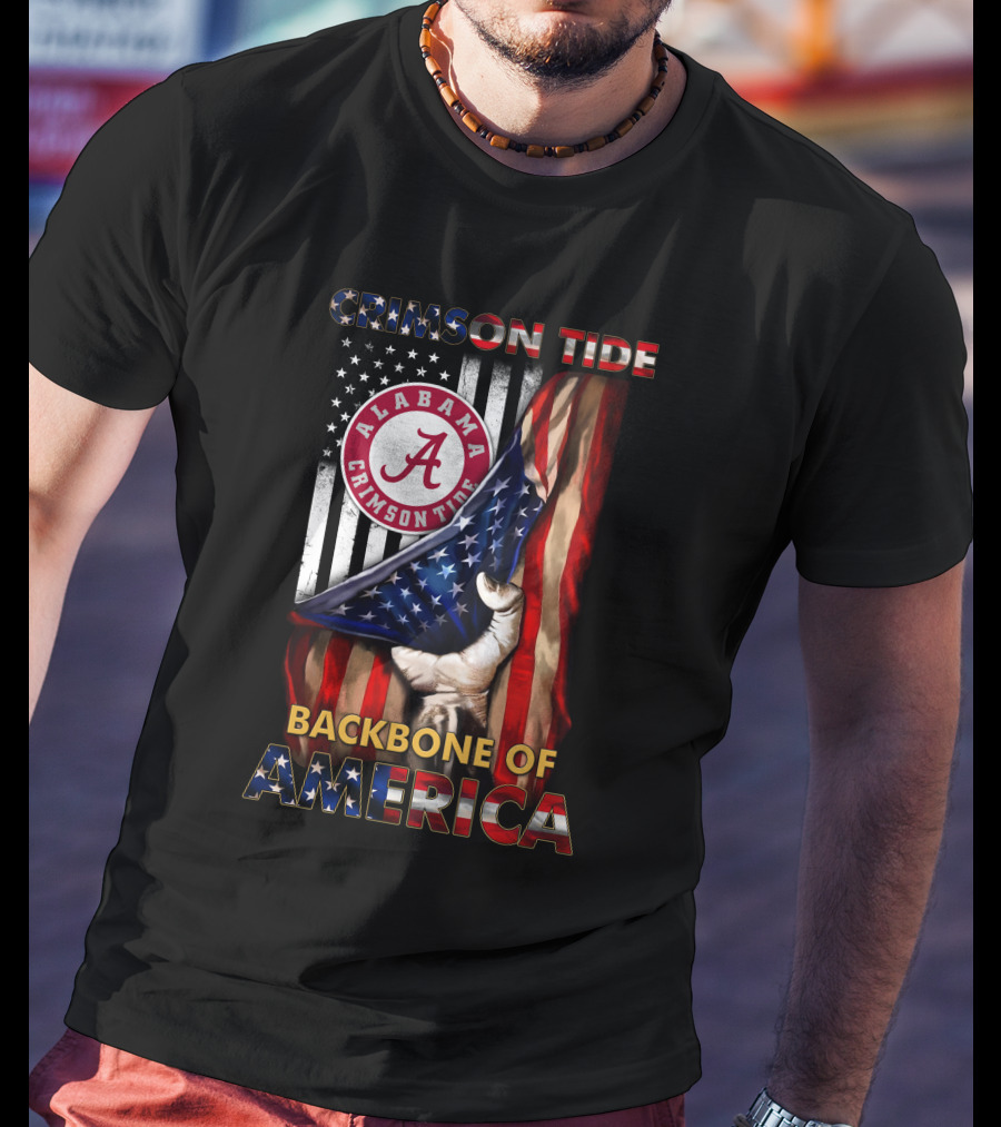 Crimson Tide Alabama Backbone Of America T-Shirt