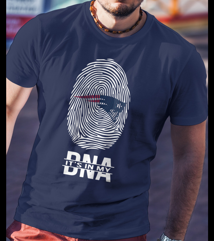 New England Patriots It's In My DNA Fingerprint T-Shirt