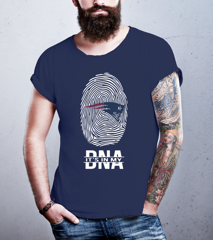 New England Patriots It's In My DNA Fingerprint T-Shirt