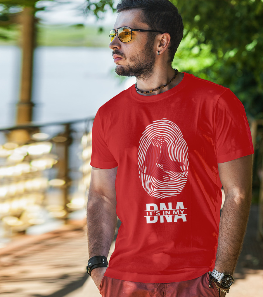 Boston Red Sox It's In My DNA Fingerprint Sox T-Shirt
