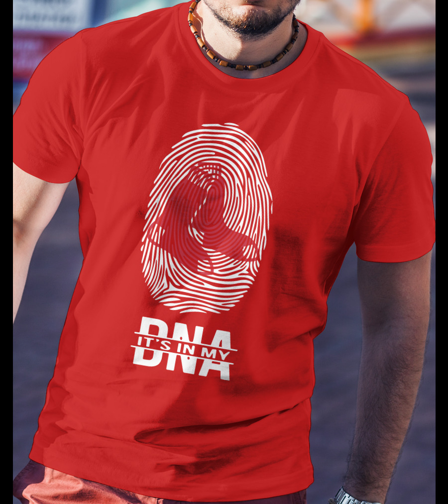 Boston Red Sox It's In My DNA Fingerprint Sox T-Shirt