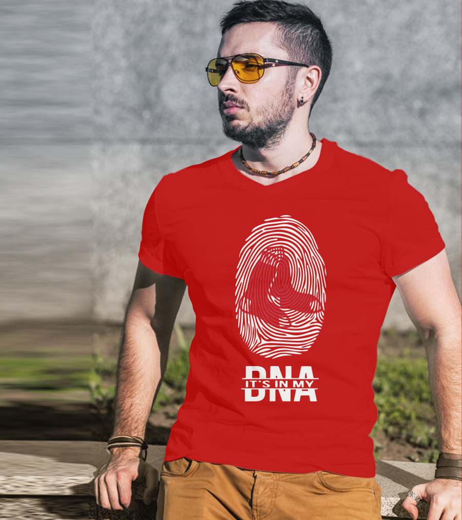Boston Red Sox It's In My DNA Fingerprint Sox T-Shirt