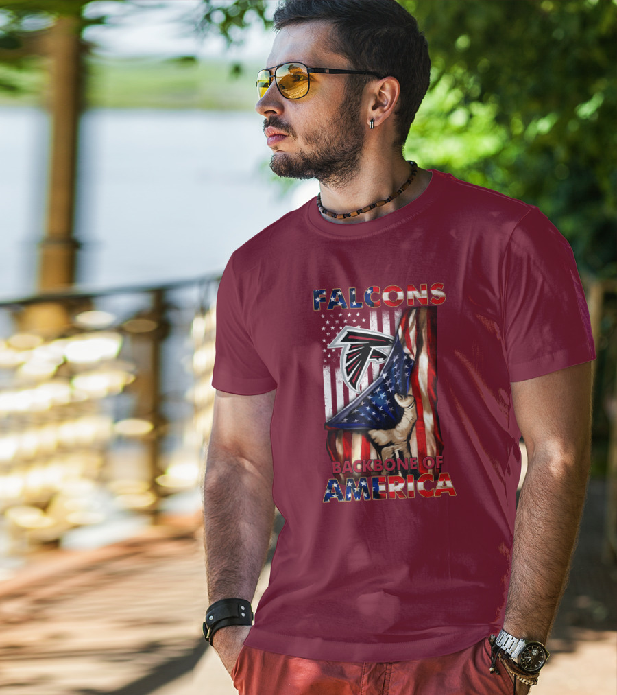 Falcons Backbone Of America Patriots T-Shirt