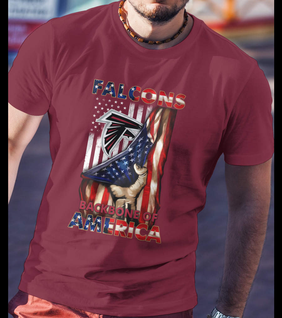 Falcons Backbone Of America Patriots T-Shirt