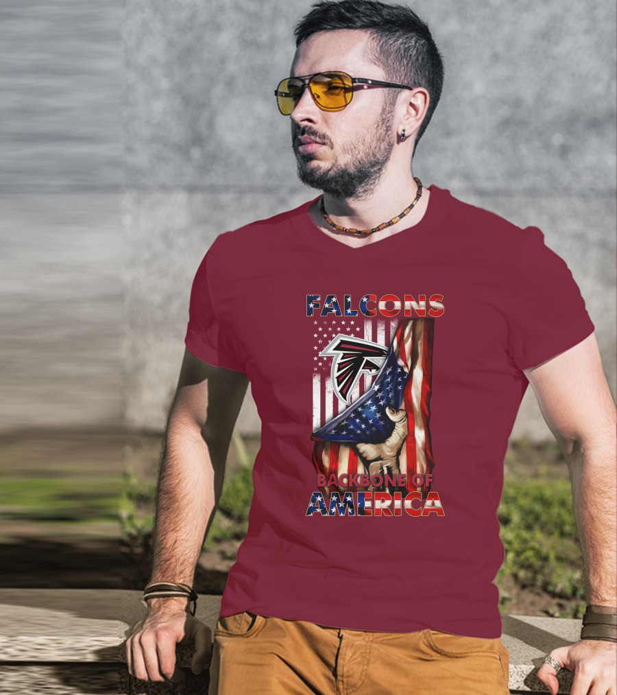 Falcons Backbone Of America Patriots T-Shirt