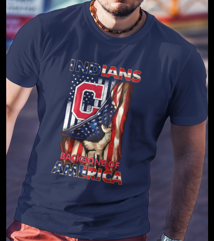 Indians Backbone Of America Cleveland T-Shirt