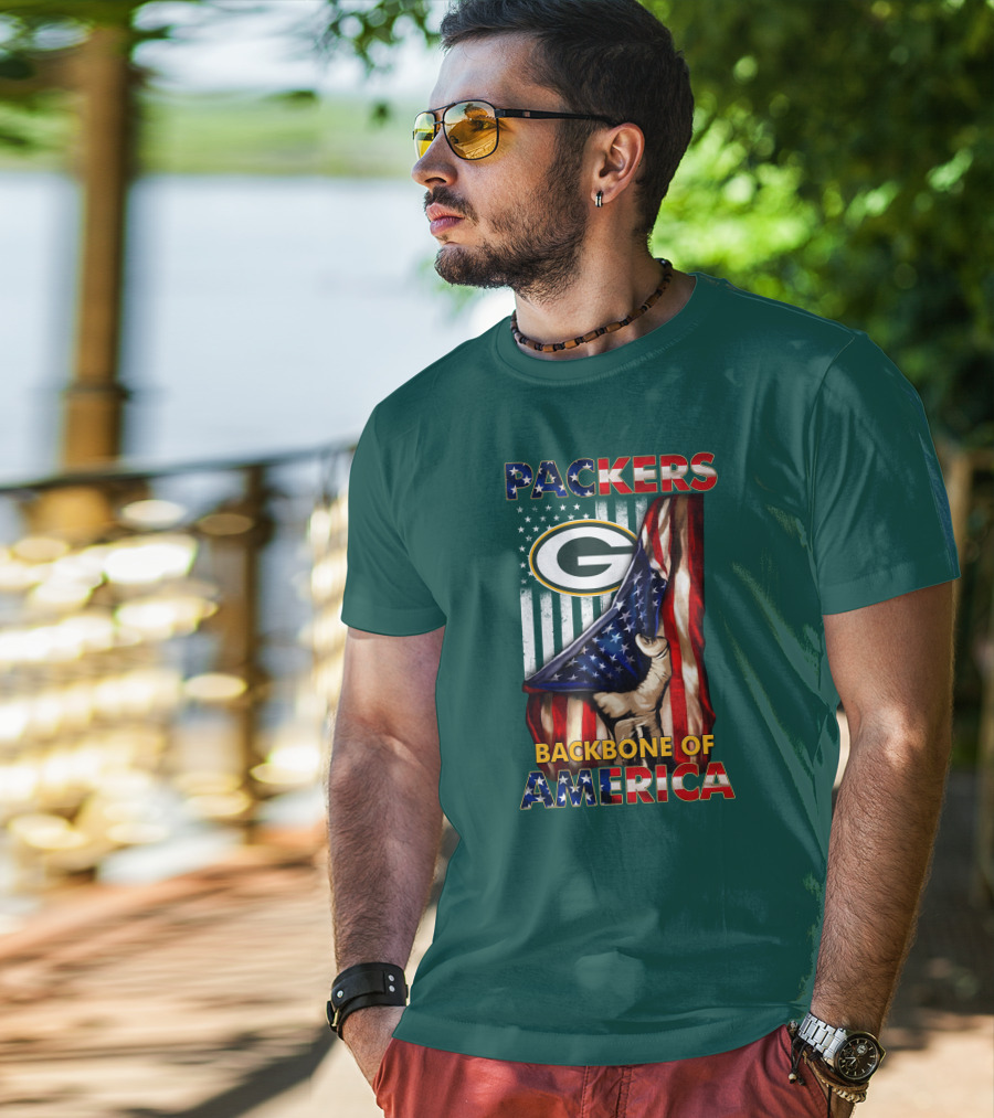 Packers Backbone Of America Green Bay T-Shirt