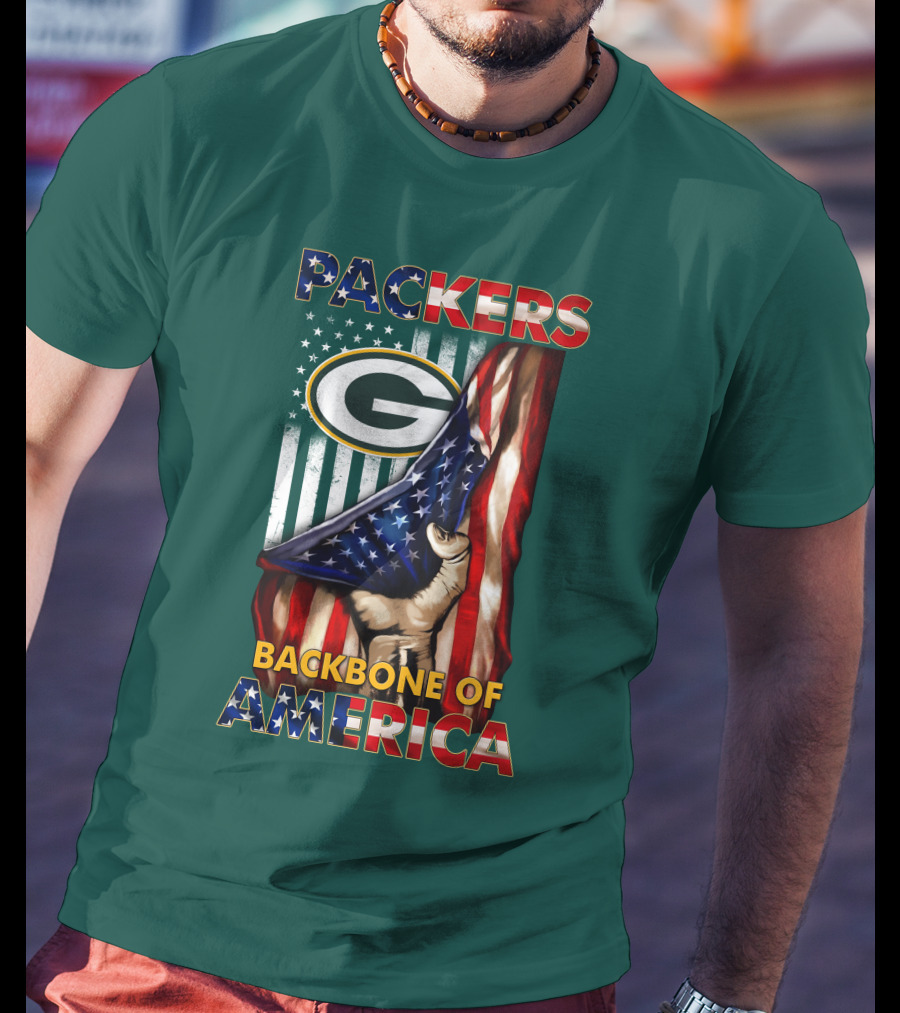 Packers Backbone Of America Green Bay T-Shirt