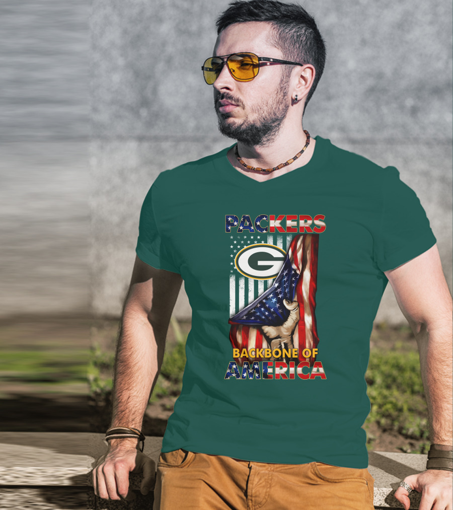 Packers Backbone Of America Green Bay T-Shirt