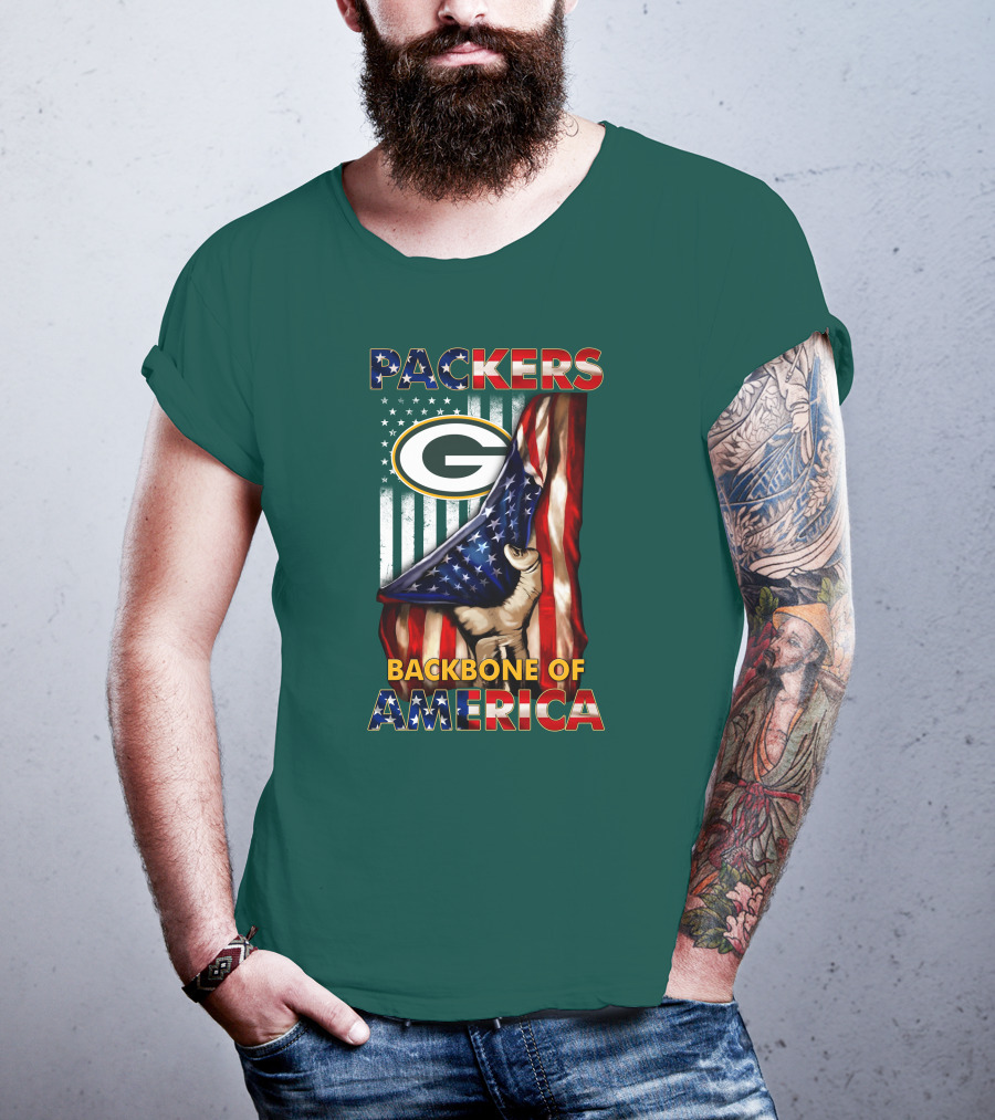 Packers Backbone Of America Green Bay T-Shirt