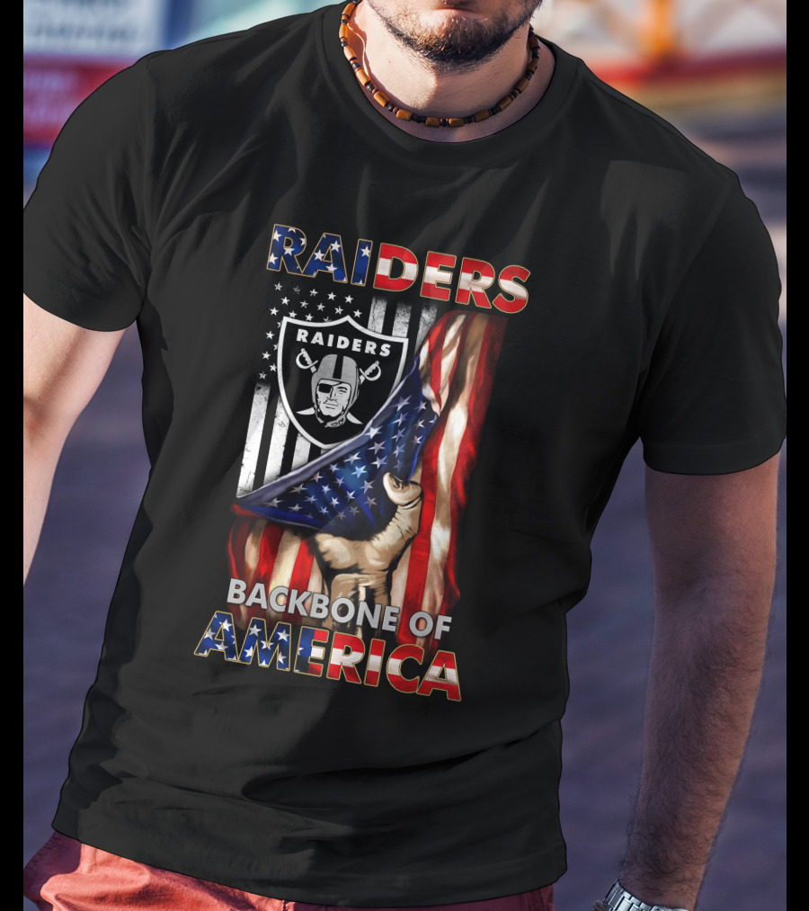Raiders Backbone Of America T-Shirt