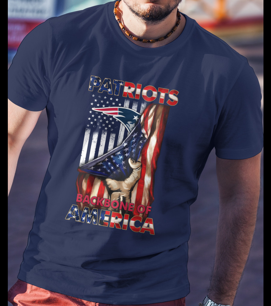 Patriots Backbone Of America New England T-Shirt