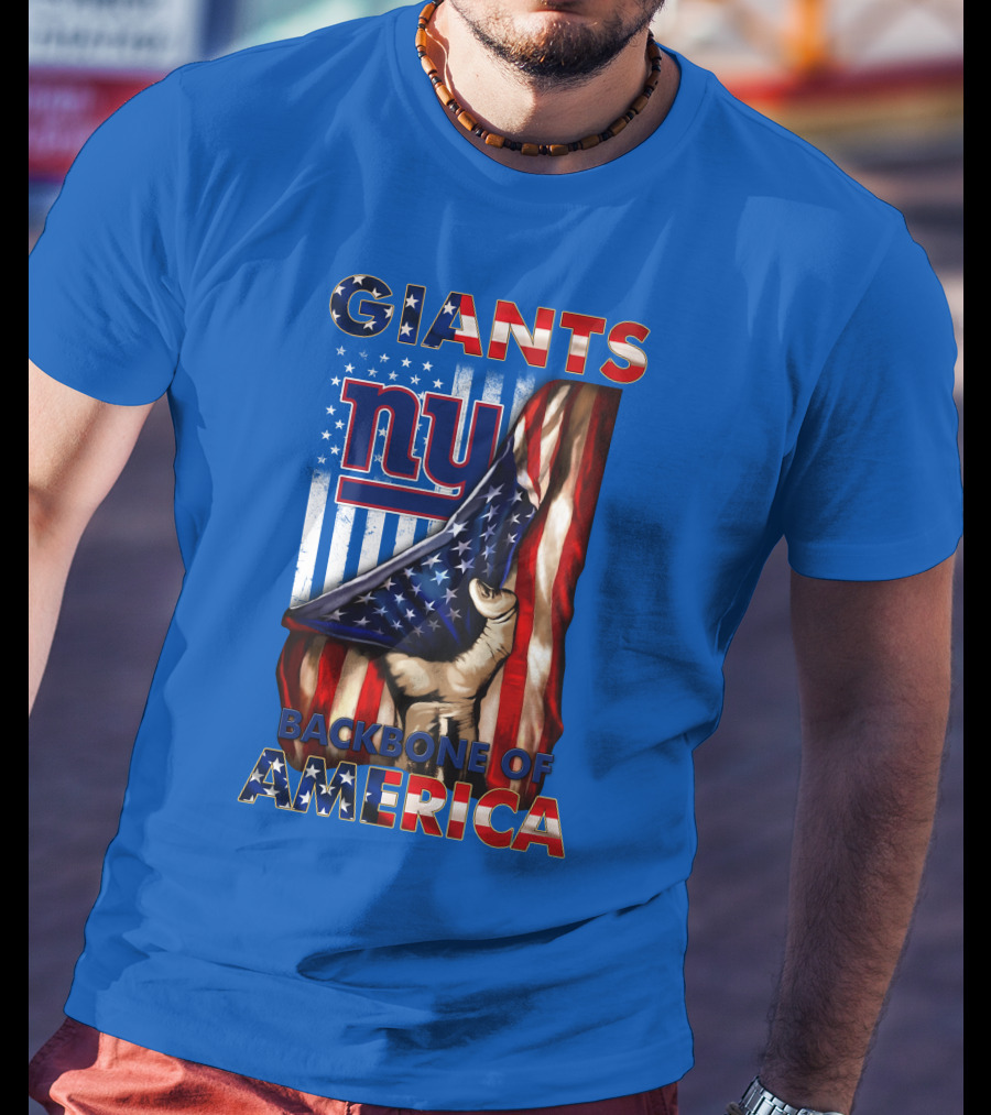 Giants Backbone Of America New York T-Shirt