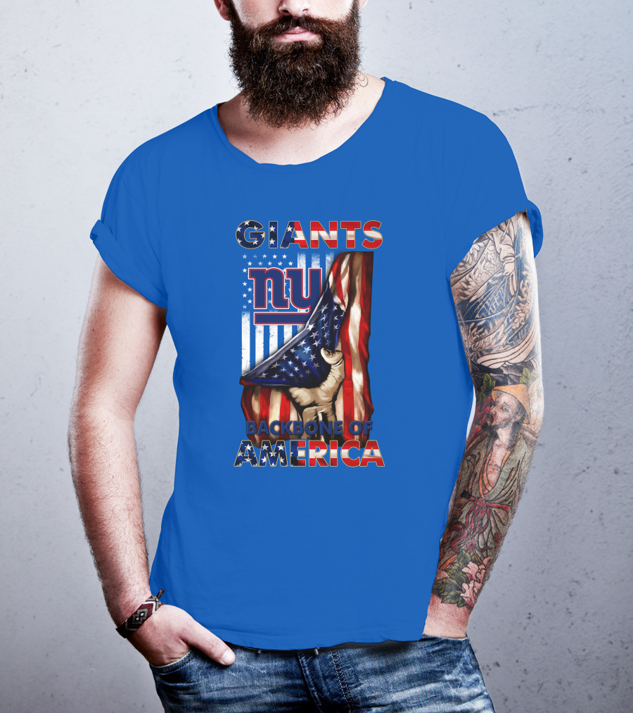 Giants Backbone Of America New York T-Shirt