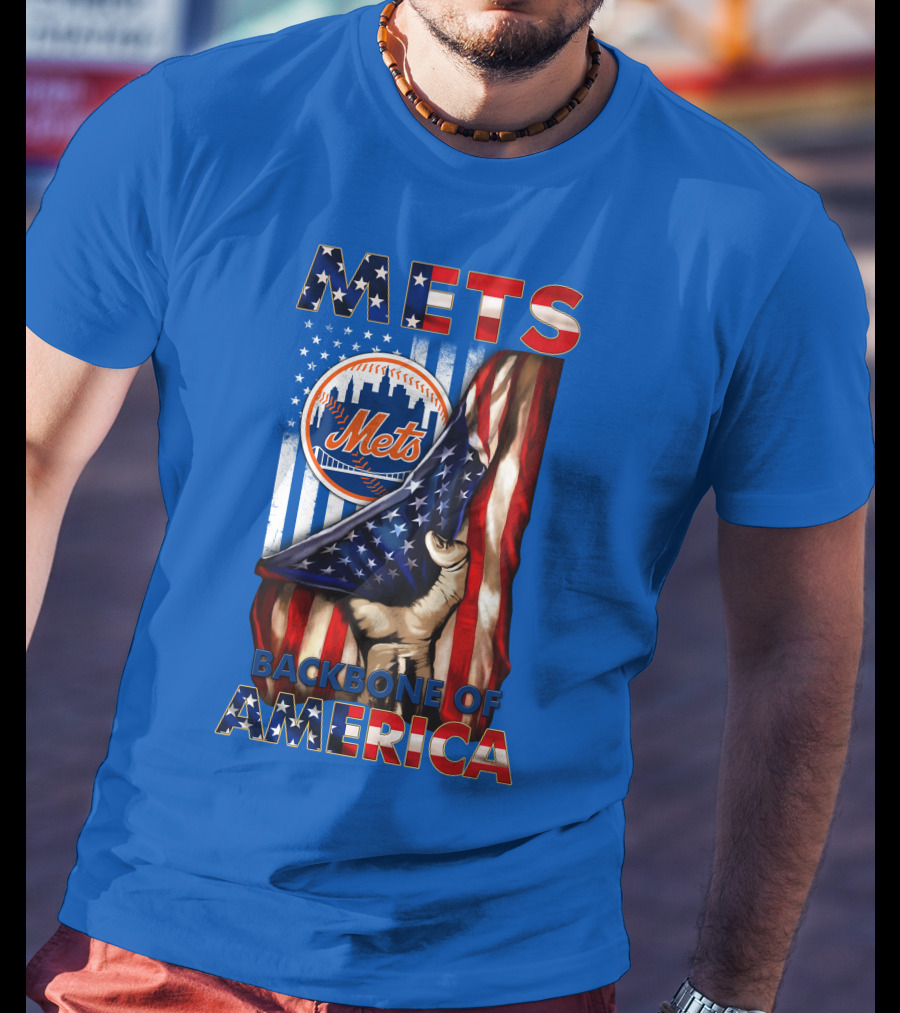 Mets Backbone Of America Patriotic T-Shirt