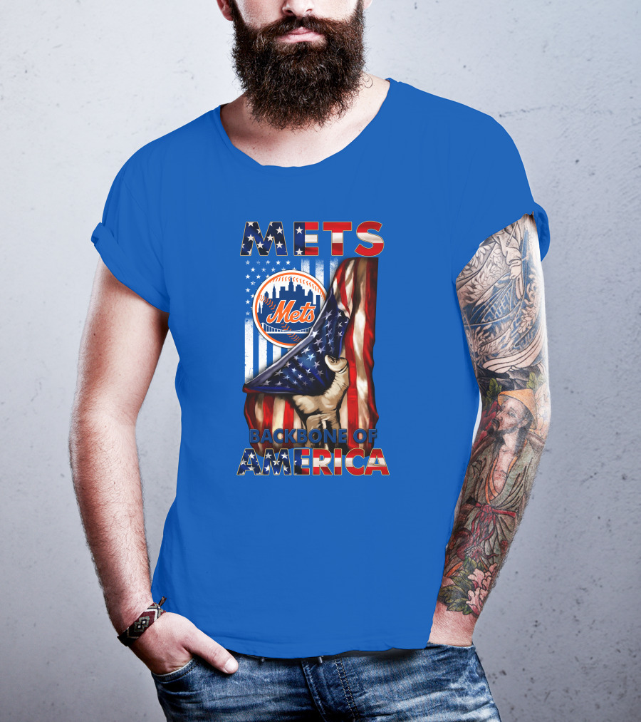 Mets Backbone Of America Patriotic T-Shirt