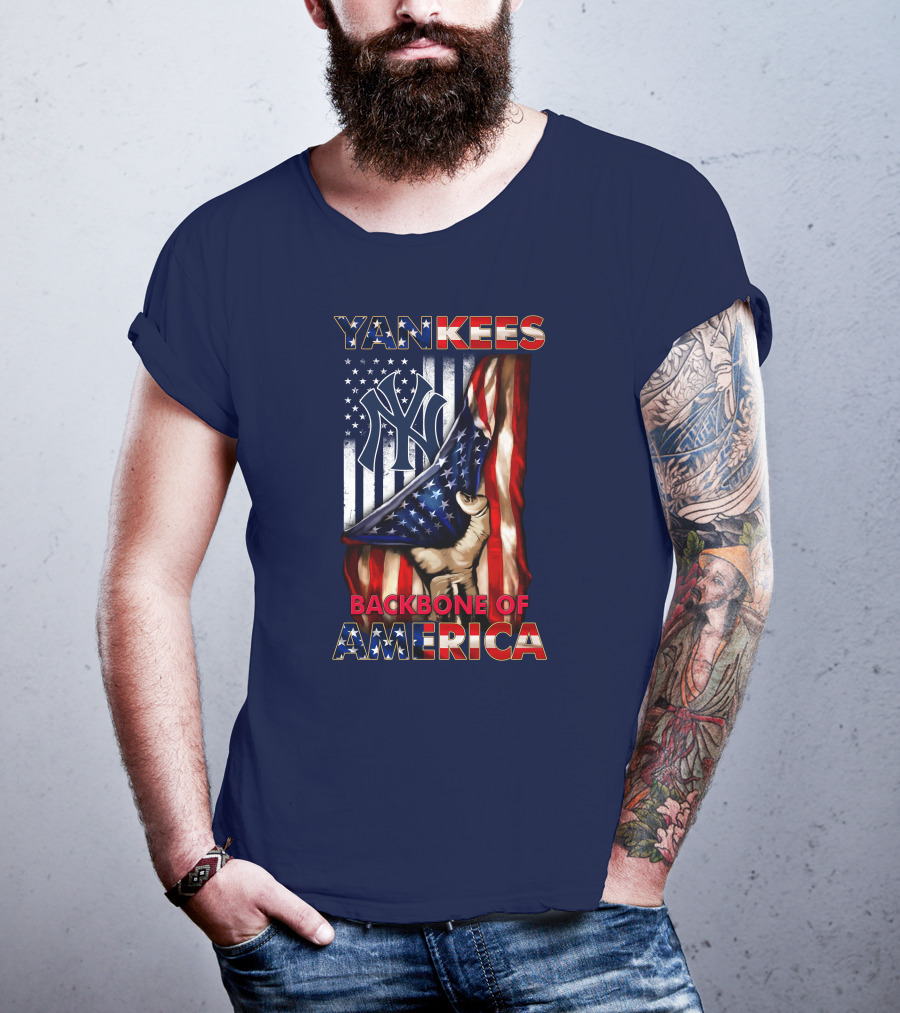 Yankees Backbone Of America T-Shirt