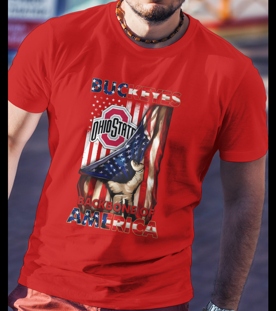 Ohio State Buckeyes Backbone Of America Patriotic Edition T-Shirt