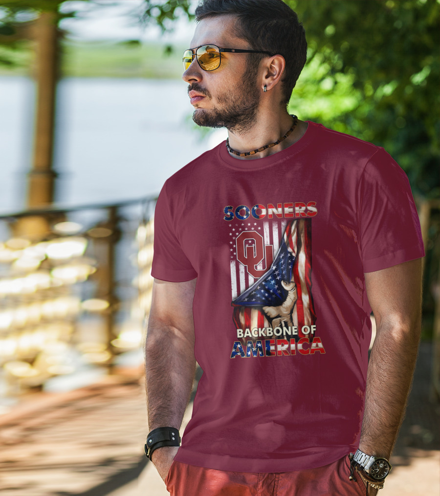 Sooners Backbone Of America Oklahoma T-Shirt
