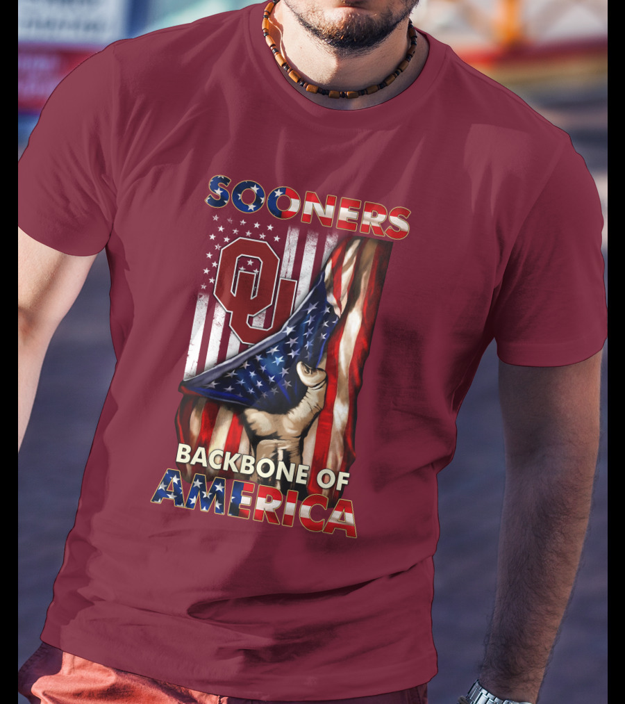 Sooners Backbone Of America Oklahoma T-Shirt
