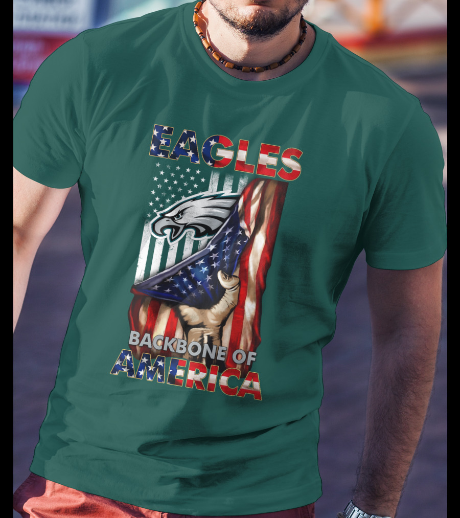 Eagles Backbone Of America Philadelphia T-Shirt