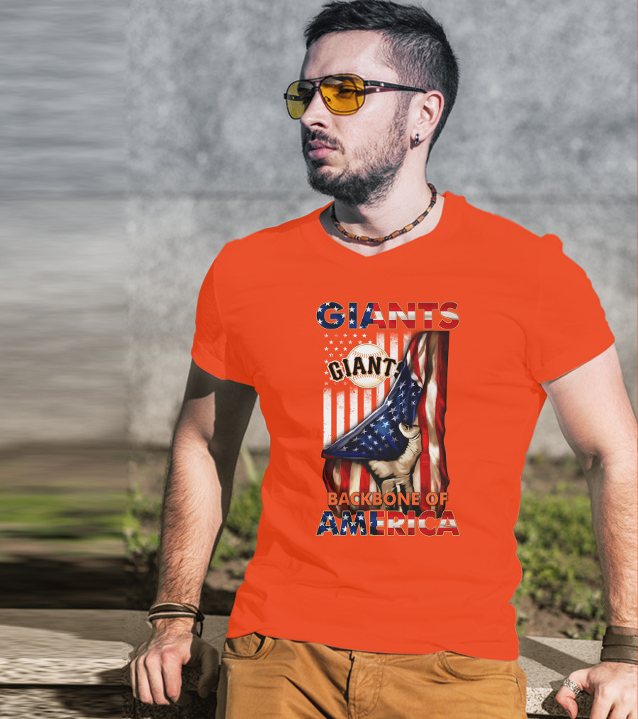 Giant Backbone Of America Giants T-Shirt