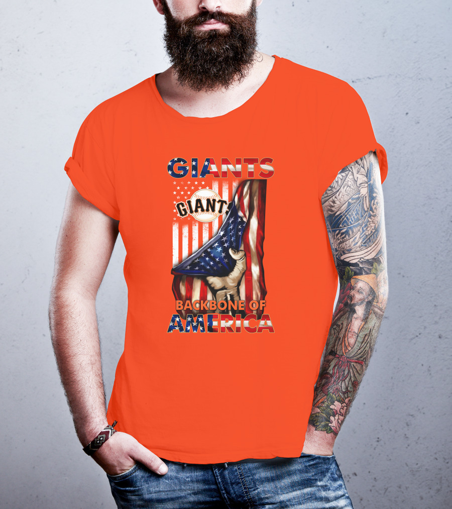 Giant Backbone Of America Giants T-Shirt