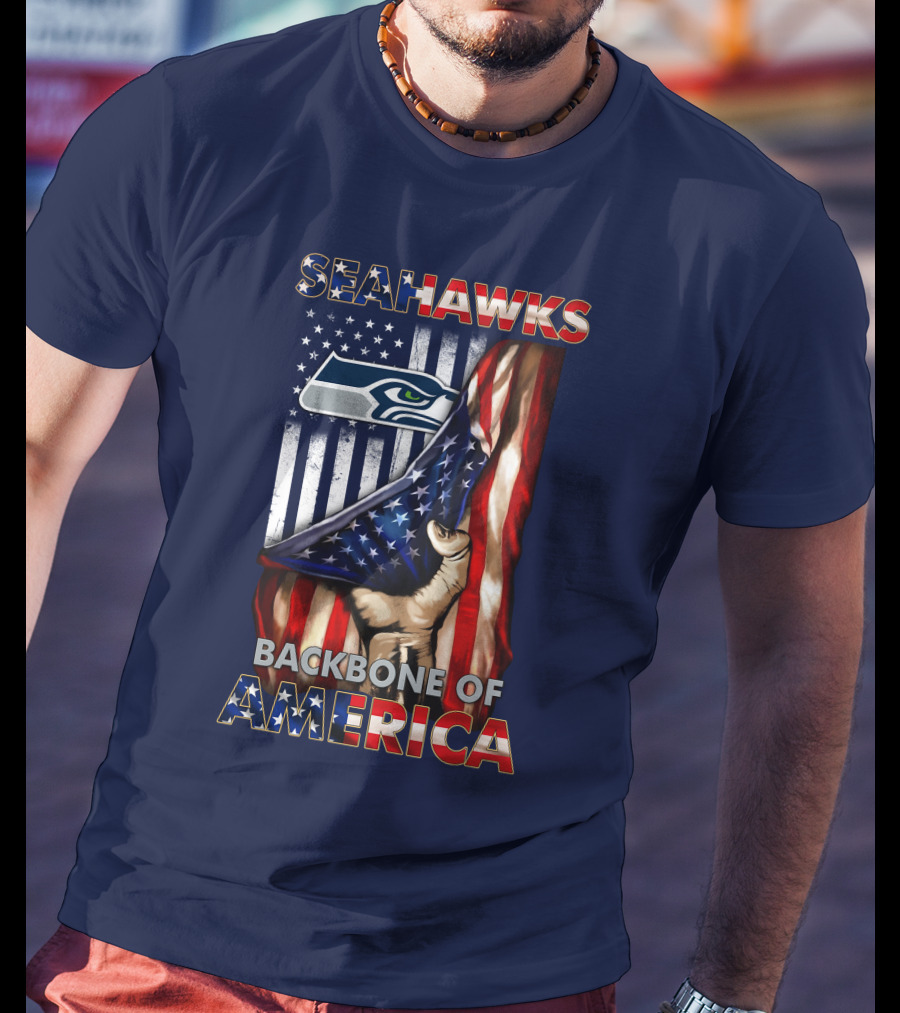 Seattle Seahawks Backbone Of America T-Shirt