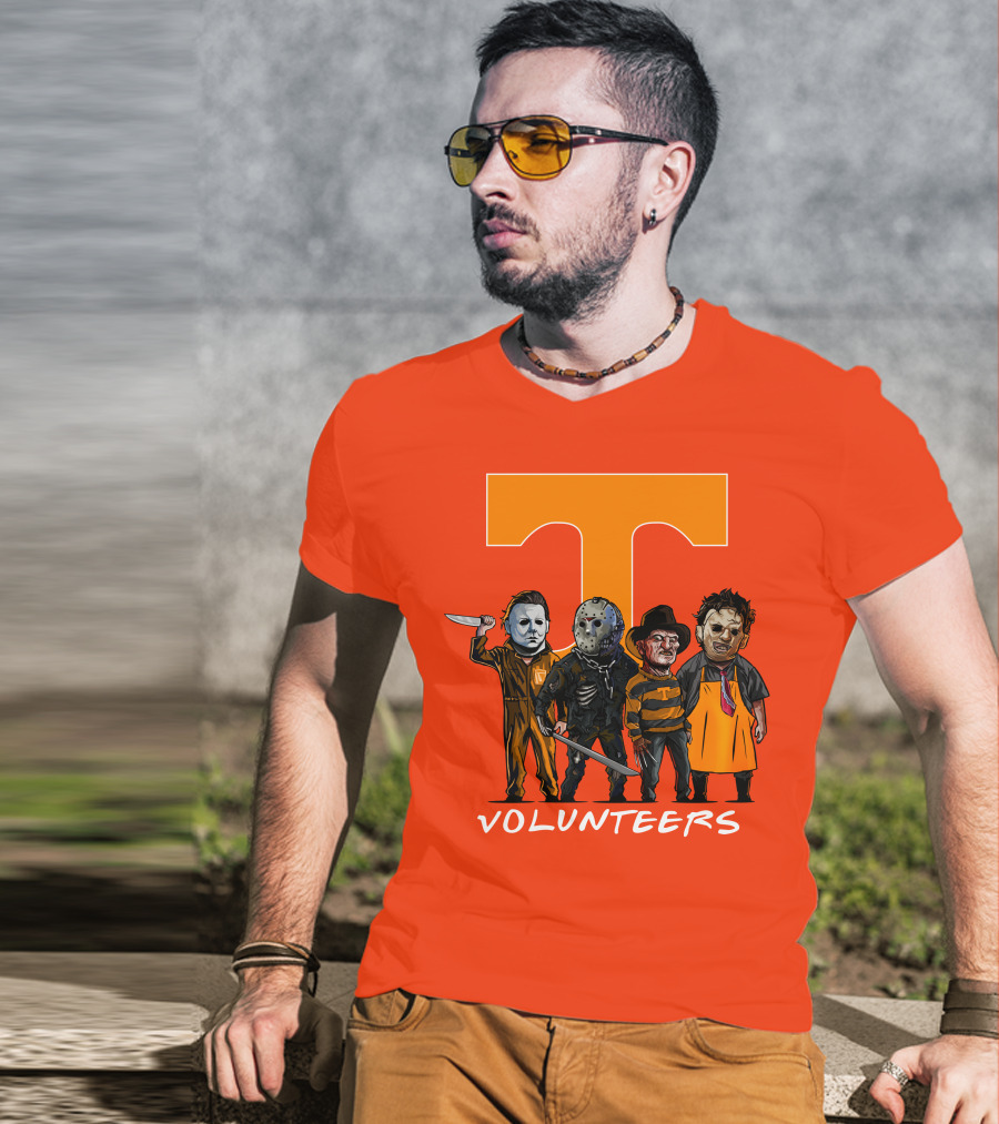 Tennessee Volunteers Halloween Horror Icons Squad T-Shirt