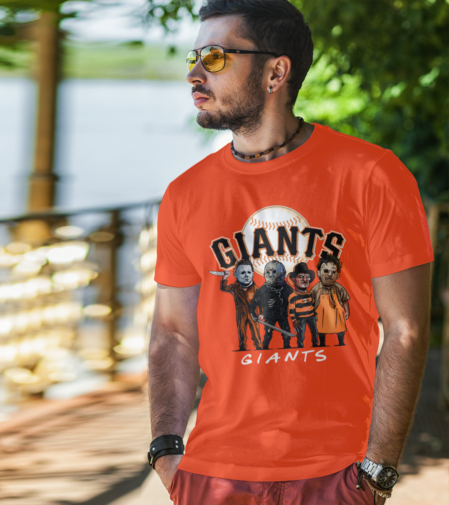 Giants Halloween The Slasher Squad T-Shirt