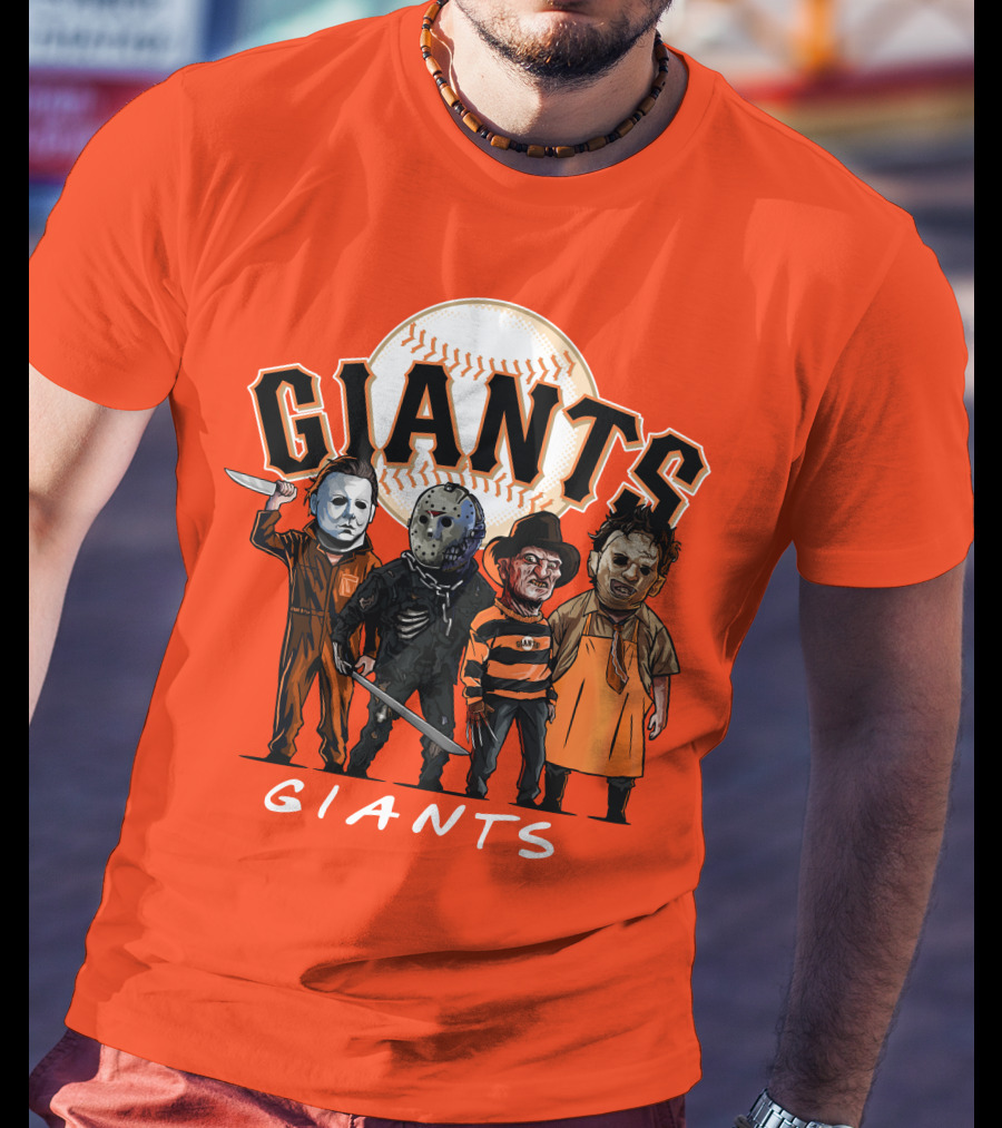 Giants Halloween The Slasher Squad T-Shirt