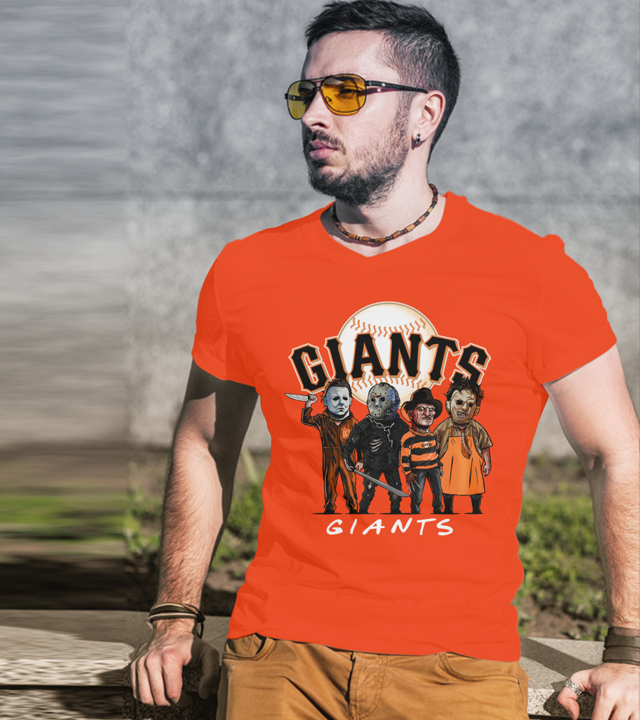 Giants Halloween The Slasher Squad T-Shirt