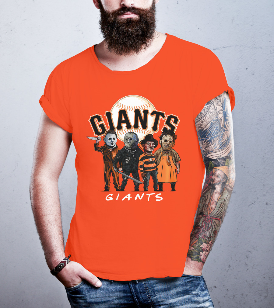Giants Halloween The Slasher Squad T-Shirt